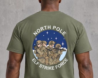 Camiseta de la actuación navideña de Elf Strike Force
