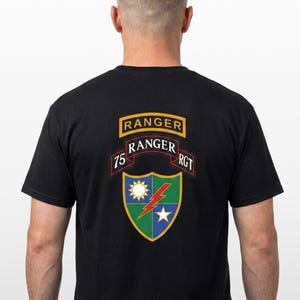 第75レンジャー連隊、フルカラー、ソフトコアTシャツ