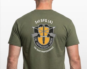 1st Special Forces Group Crest Softcore T-Shirt