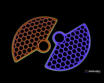 WannaBee practice flow fans | Russian grip | fully customizable