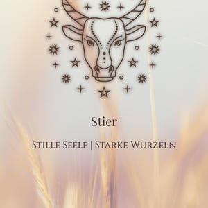 Plakat ze znakiem zodiaku Byk Mistyczna astrologia Sztuka ścienna Promienie słoneczne Znak zodiaku Harmonia, pokój, estetyka Ezoteryczna dekoracja Prezent