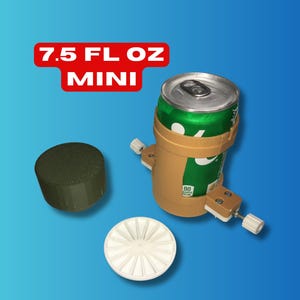 3D Printed Dual Bladed Soda Can Cutter/Soda Can Slicer Tool *7.5 OZ MINI*- ASSEMBLED Soda Can, Beer Can, Pop Can cutting/slicing Tool