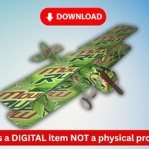 Soda Can airplane Sopwith Camel pop can aviation DIGITAL PLANS