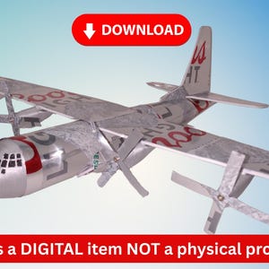 Soda Can airplane C-130 Hercules pop can aviation DIGITAL PLANS