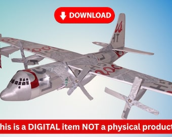 ソーダ缶飛行機 C-130 ヘラクレス ポップ缶航空 デジタルプラン
