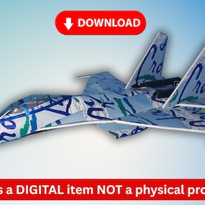 Soda Can Airplane SU-27 Flanker DIGITAL pop can aviation PLANS