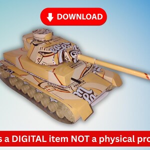 Soda Can Tank Panzer IV pop can armored fighting vehicle DIGITAL PLANS