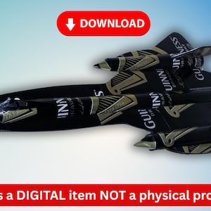 Soda Can airplane SR-71 Blackbird pop can aviation DIGITAL PLANS