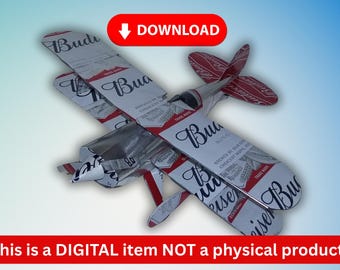 Bierdose Flugzeug Pitts Spezielle Doppeldecker Popdose Luftfahrt PLANS