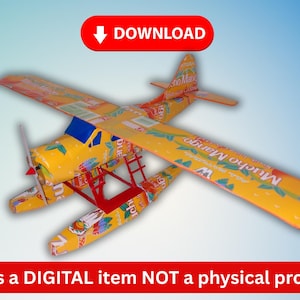 Soda Can Airplane Beaver DHC-2 Float Plane pop can aviation PLANS