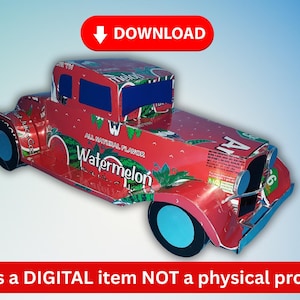 Soda Can Car 32 Ford 5 Window Coupe pop can car DIGITAL PLANS