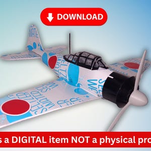 Aluminum Can airplane AGM5 Zero pop can aviation DIGITAL PLANS