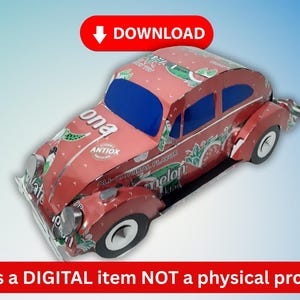 Soda Can Car 1967 Volkswagen Beetle pop can car DIGITAL PLANS