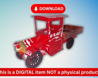 ソーダ缶カー フォード モデル T トラック デジタル ポップ缶カー プラン