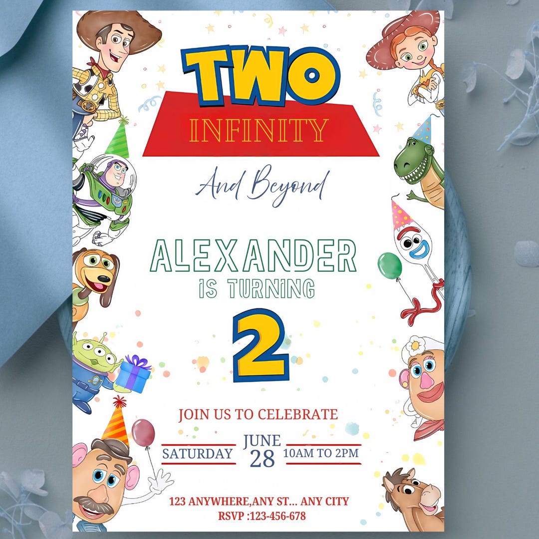 Editable Toy Story Birthday Invitation Two Infinity And Beyond PDF editable-toy-story-birthday-invitation-two-infinity-and-beyond-pdf