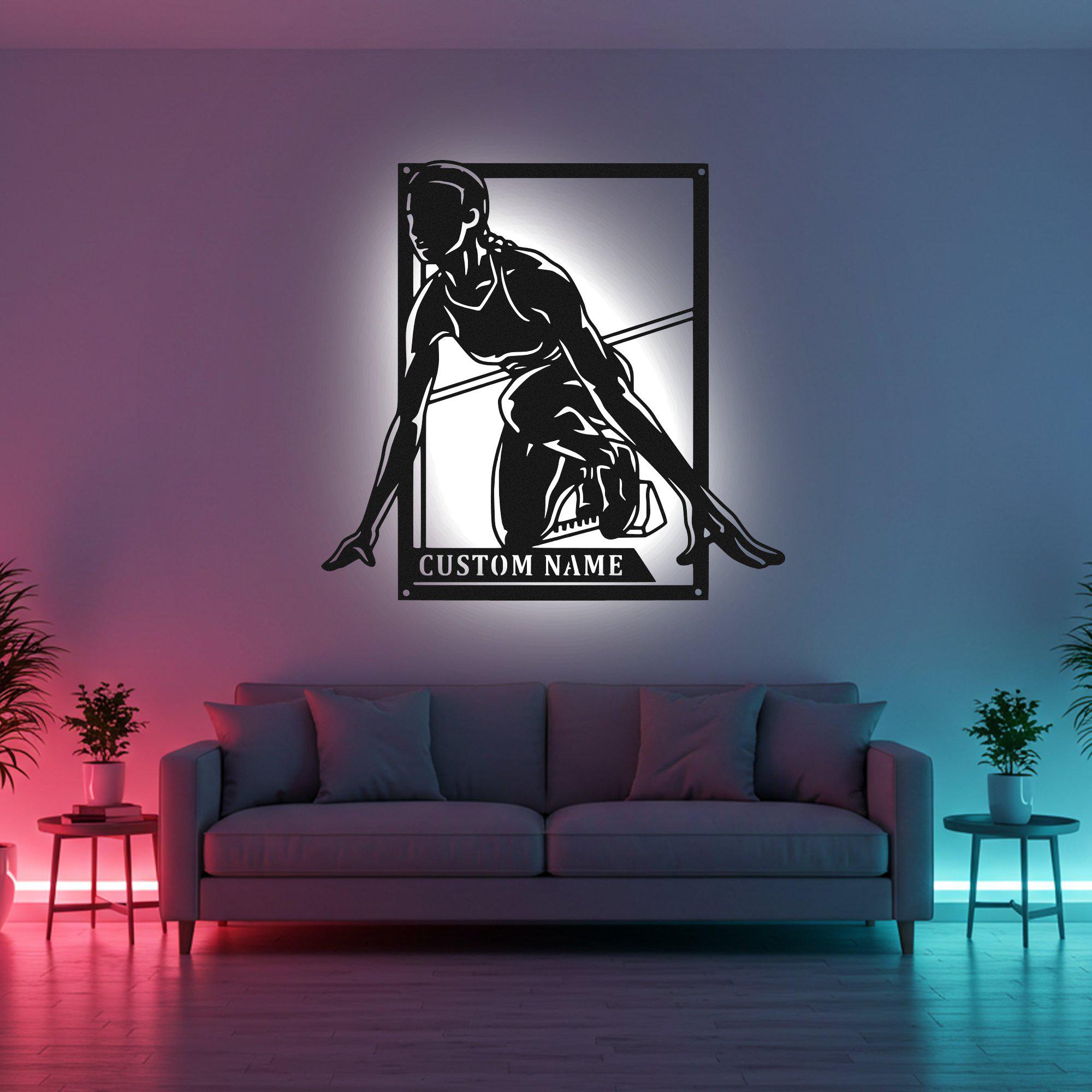 @G様 Track And Field Running Wall Decals – Inspirational Vinyl Stickers