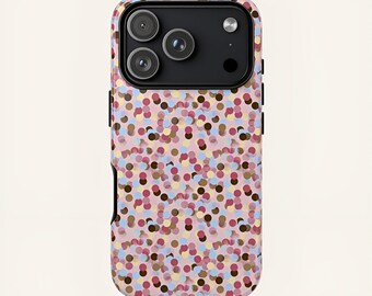 Confetti Polka Dot Phone Case Cute Aesthetic Pastel iPhone 17 16 15 14 13 Case Trendy Samsung Galaxy S25 Ultra Protective Cover MagSafe Case