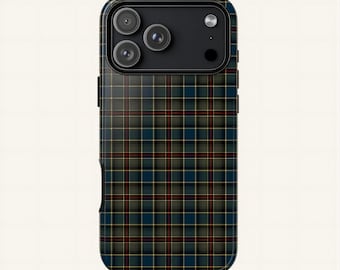 Plaid Phone Case Tartan Checkeredd Pattern Cover for iPhone 17 16 15 14 13 12 Pro Max Samsung Galaxy Ultra Preppy Aesthetic Protective Case
