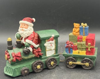 1960s Holt Howard Santa Express Planter - Santa Claus & Train