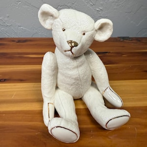 Vintage Lenox Porcelain Teddy Bear Figurine
