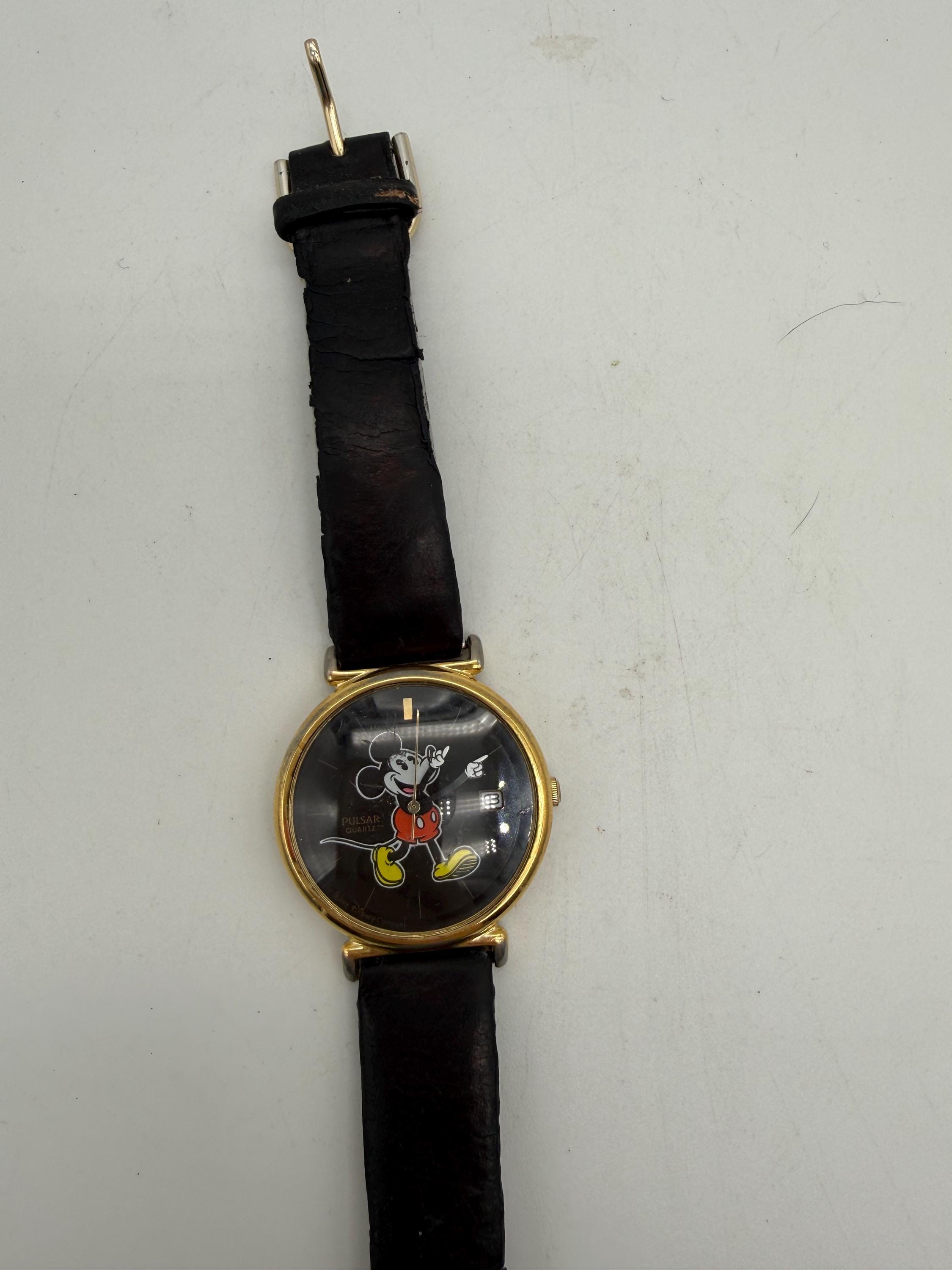 Pulsar Mickey Mouse Watch - Etsy
