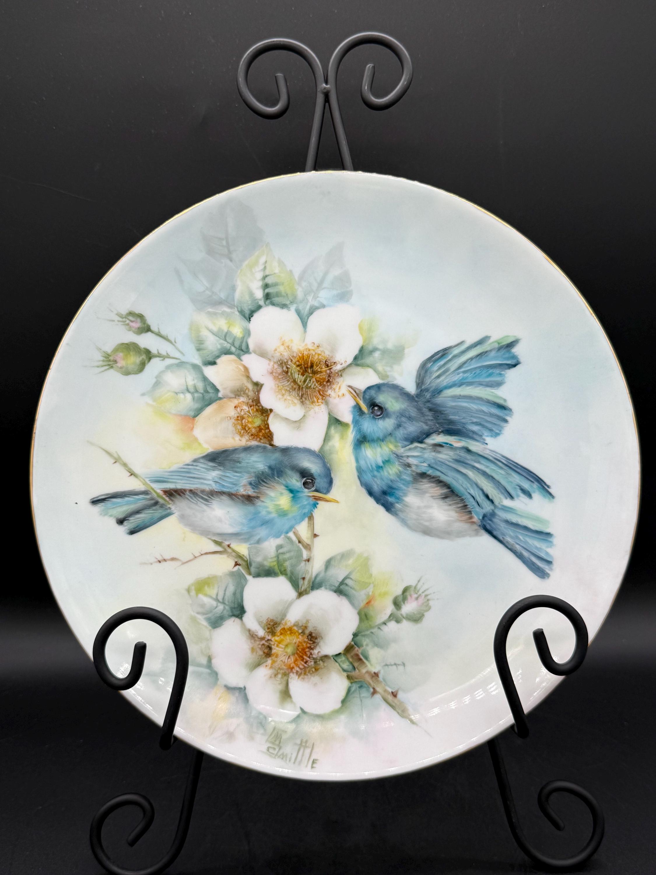 Bluebird plate - Etsy 日本, image size:2250x3000