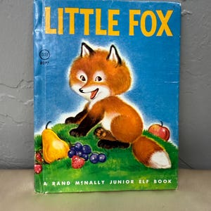 Vintage | 1961 | Rand McNally | Junior Elf | Childrens Book | Little Fox
