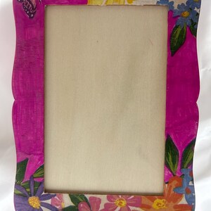 Decoupaged Wooden Picture Frames