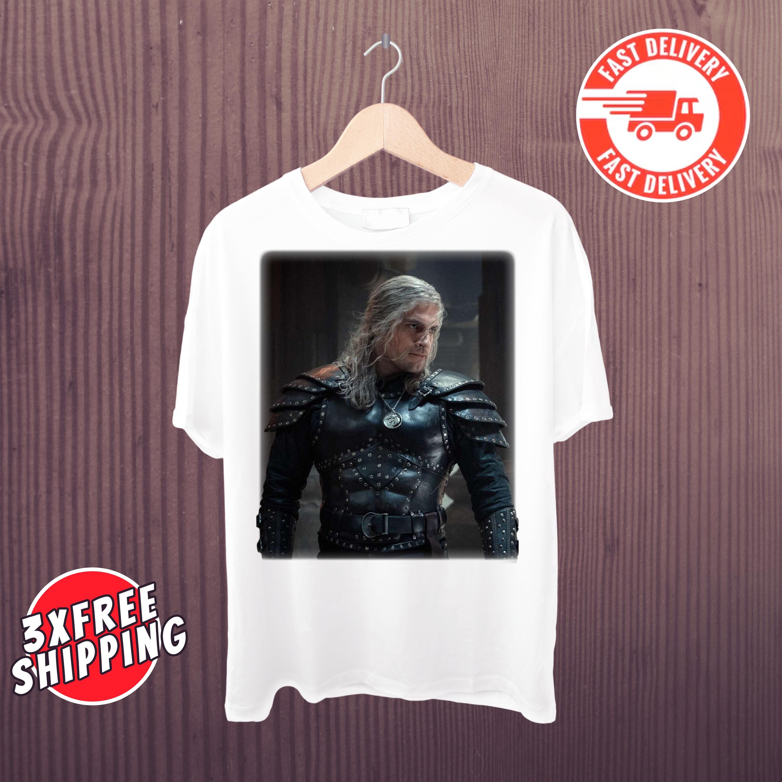 GERALT of RIVIA Shirt Anime Unisex Gift for Fans,Geralt,The Witcher Merch,Henry CAVILL,Graphic Tee Design Clothing