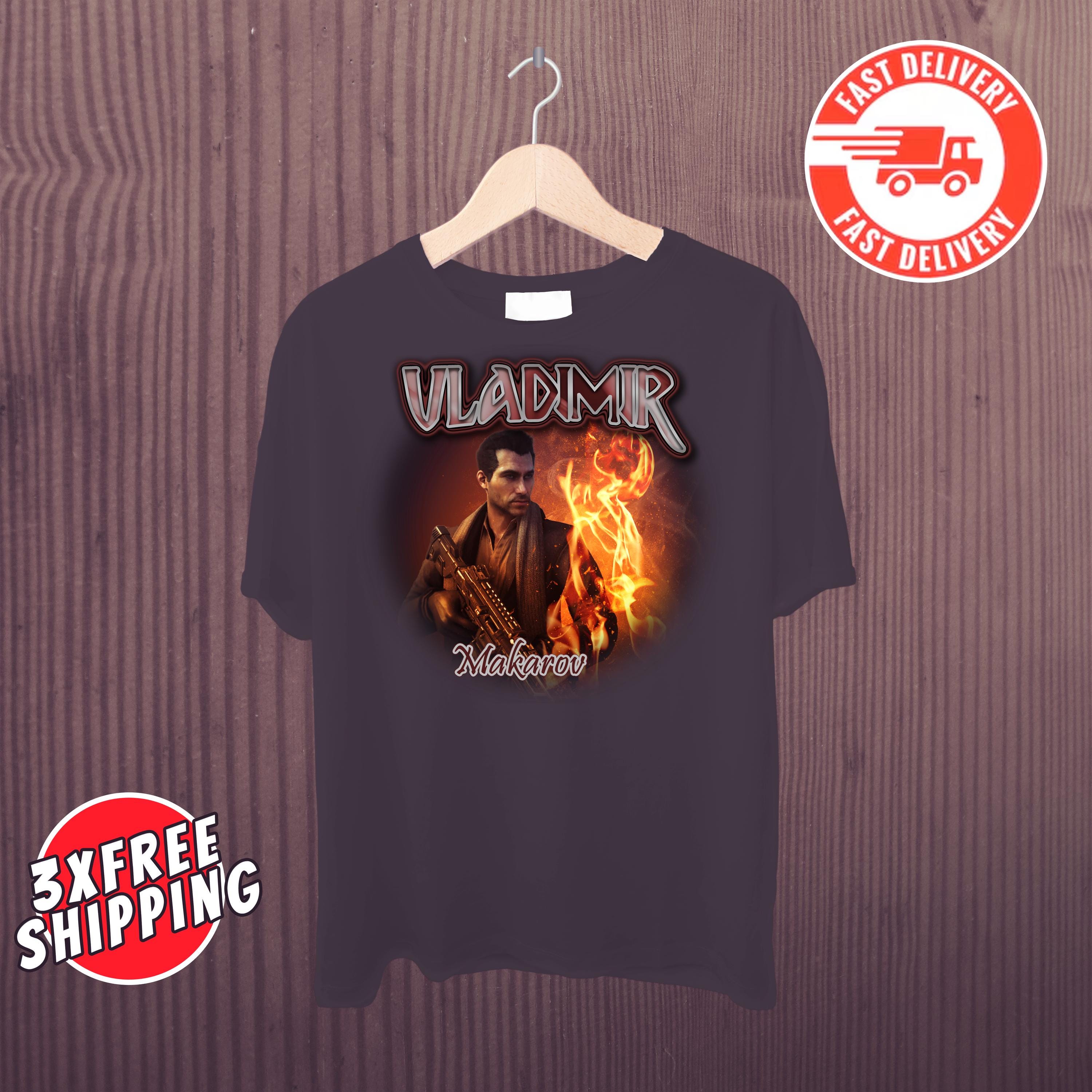 VLADIMIR MAKAROV Tee for a Gamer or Nerd,Modern Warfare,Perfect for birthday,COD Merchandise,Nerd
