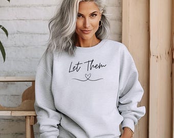 Lassen Sie Sie Sweatshirt Inspiriert von Mel Robbins Inspirational Motivational Crewneck Let Theory