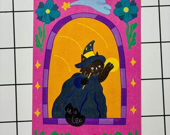 Magic cat print