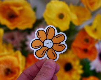 Flower sticker