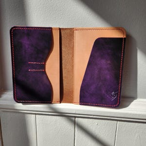 Étui à passeport en cuir, portefeuille de voyage, Porte Passeport, cadeau pour elle pour lui, porte-cartes, essentiel de voyage, fait main