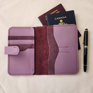 Étui à passeport en cuir véritable, portefeuille de voyage, Porte Passeport, porte-cartes essentiel de voyage, Pour Elle, Pour lui