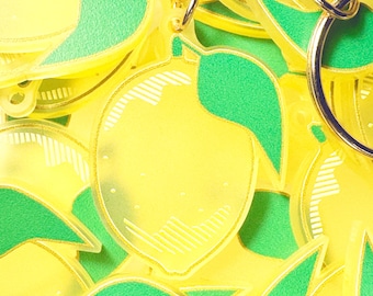 Lemon Keychain  - Acrylic Keychain