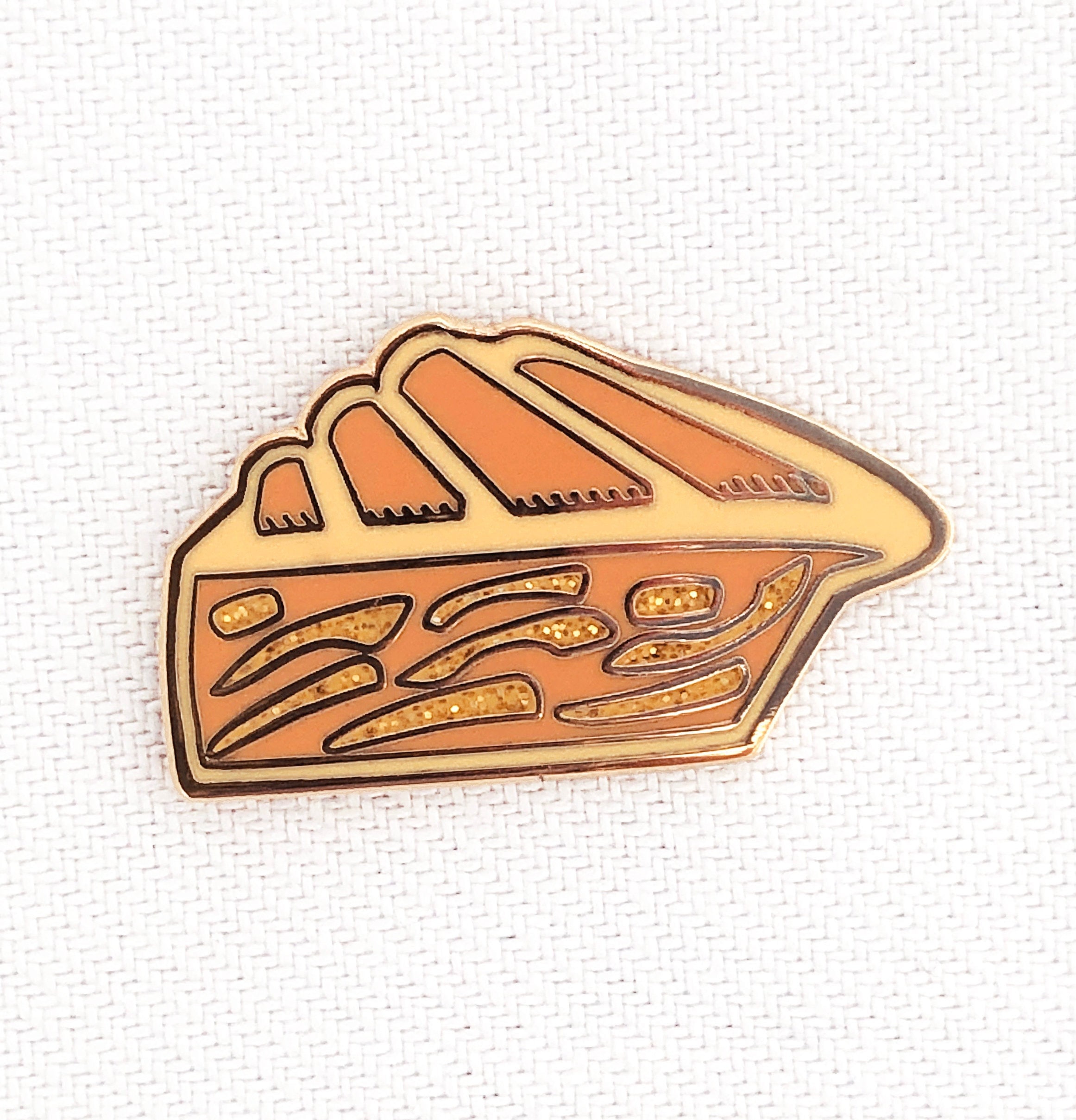 Apple Pie Pin - Glitter Hard Enamel Pins - Apples - Pies