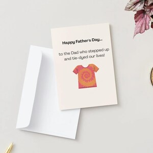 Carte de fête des pères de beau-père - Cadeau amusant pour papa en prime - Imprimable