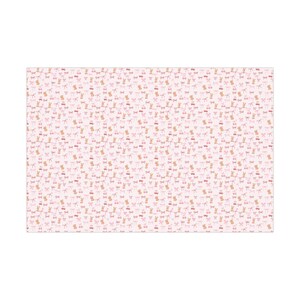 Carta da regalo Coquette rosa, carta da regalo per compleanni, decorazioni per baby shower, confezioni ecologiche, articoli per feste per bambini