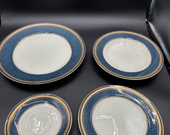 Piezas de repuesto para la vajilla Mikasa Grande Ivory Imperial Lapis.