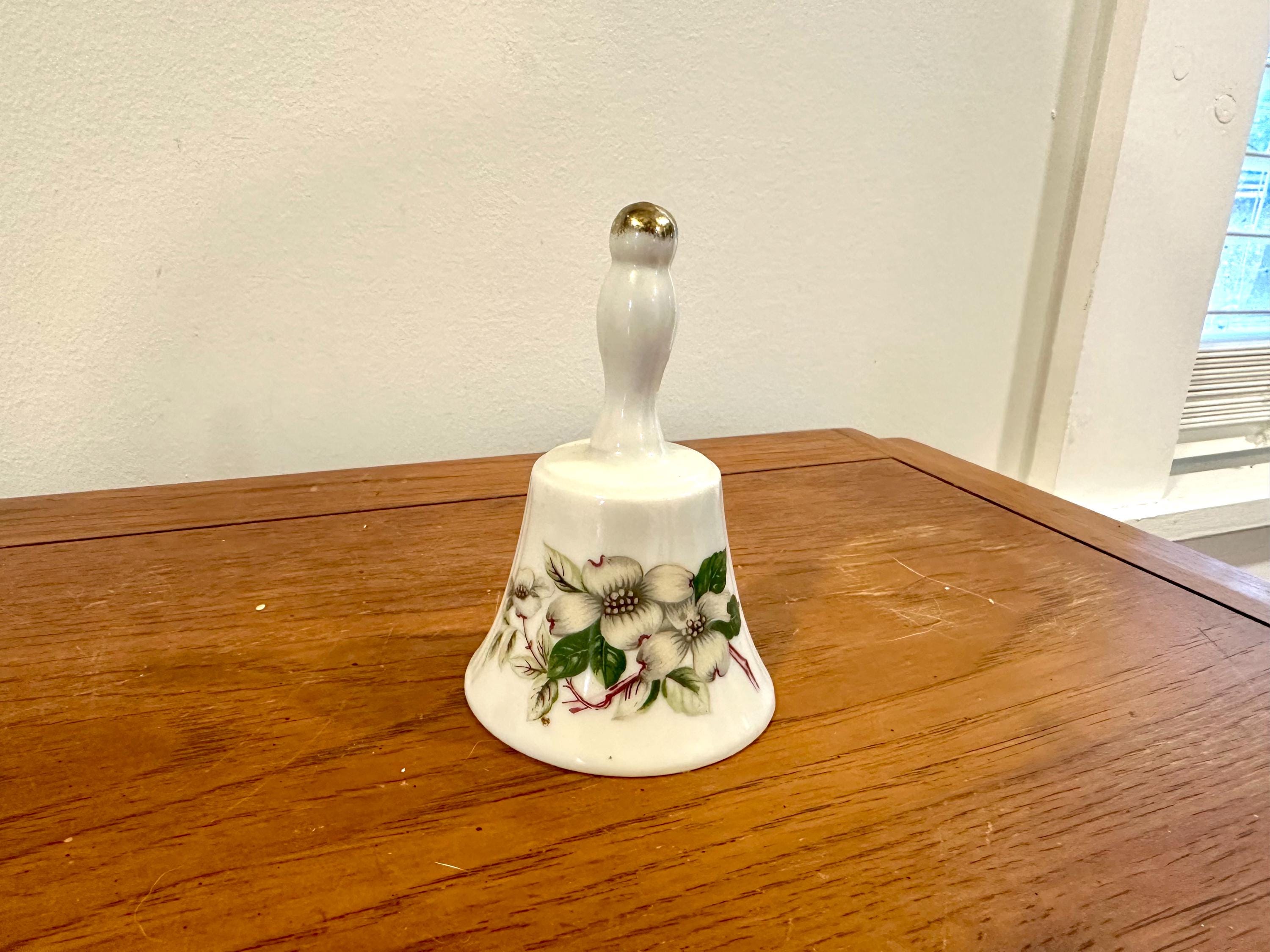 Vintage Floral Hand Bell - Etsy