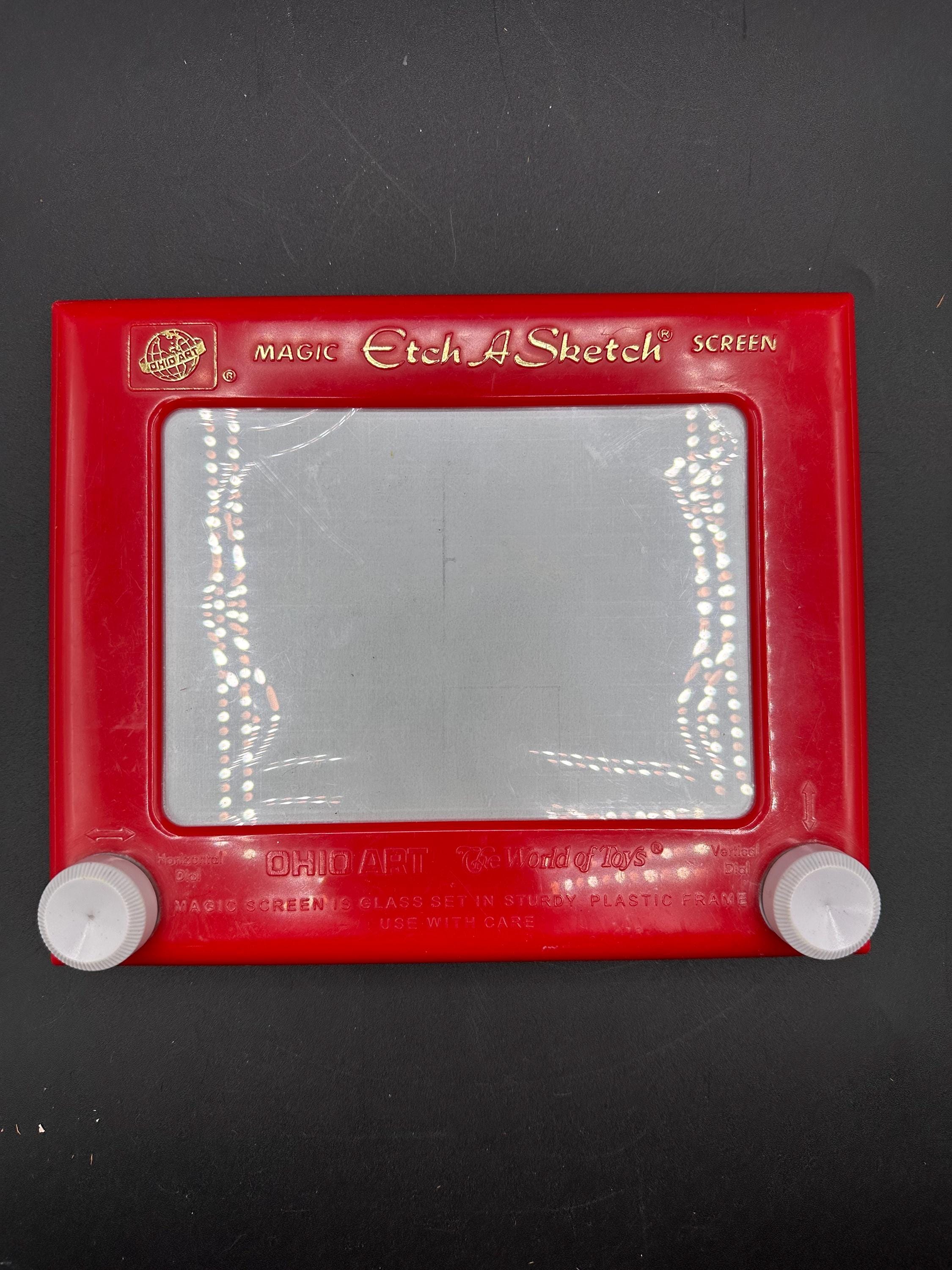 Classic Ohio Art Etch A Sketch With Its Iconic Red Plastic Frame