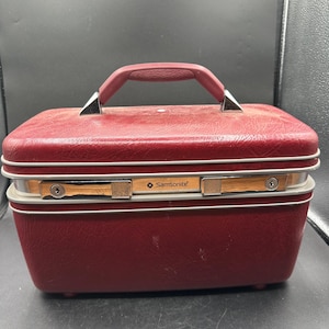 Red Samsonite Luggage - Etsy