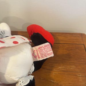 Peluche vintage de Minnie Mouse de Disney con puré de manzana imagen 3