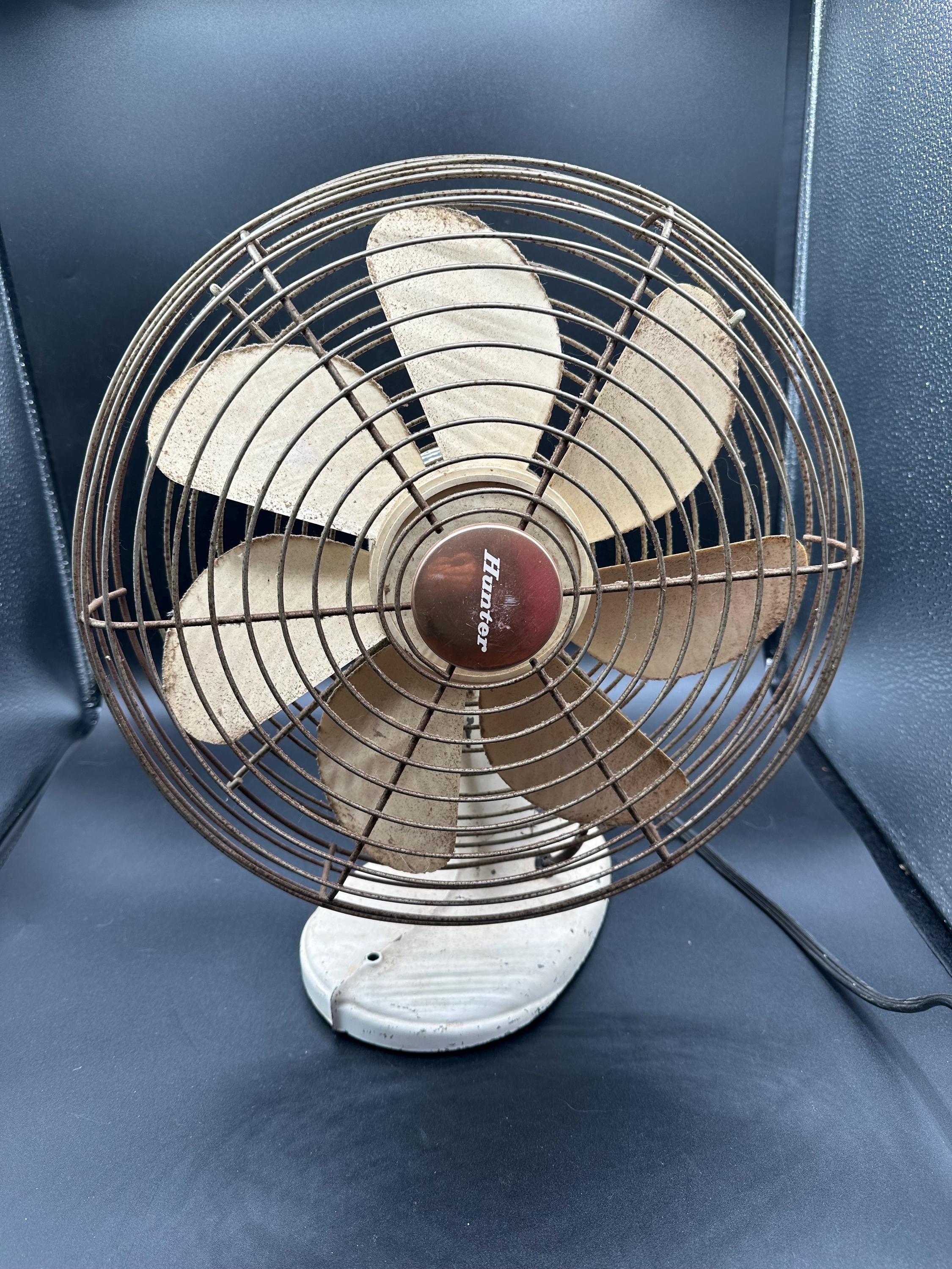 Hunter Antique Oscillating Fan - Etsy
