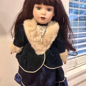 Victorian Collection Genuine Porcelain Doll by Melissa Jane, a