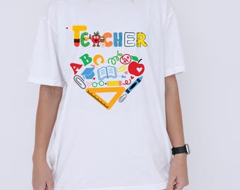Teacher Back to School Shirt: 2025 School Year Tee, US-Grown Cotton