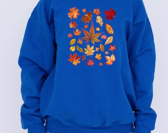 Cottagecore Fall Leaves Shirt: Autumn Vibes, Thanksgiving Tee