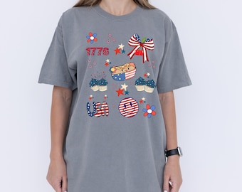 Patriotic Cupcake T-Shirt: 4th of July USA Graphic Tee