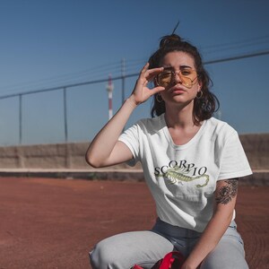 Skorpion Astrologie T-Shirt | Unisex T-Shirt für Sternzeichen Liebhaber, Horoskop Geschenk, Astrologie Kleidung, Sternzeichen Mode